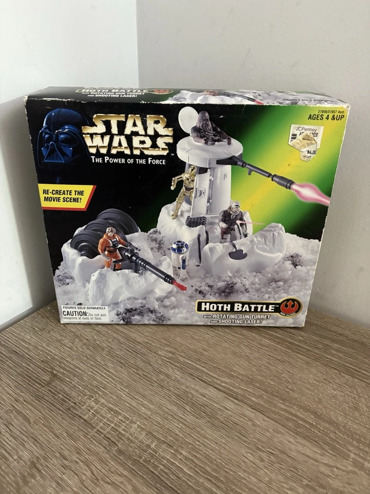 Vintage 1997 Kenner Star Wars The Power Of The Force Hoth Battle Set