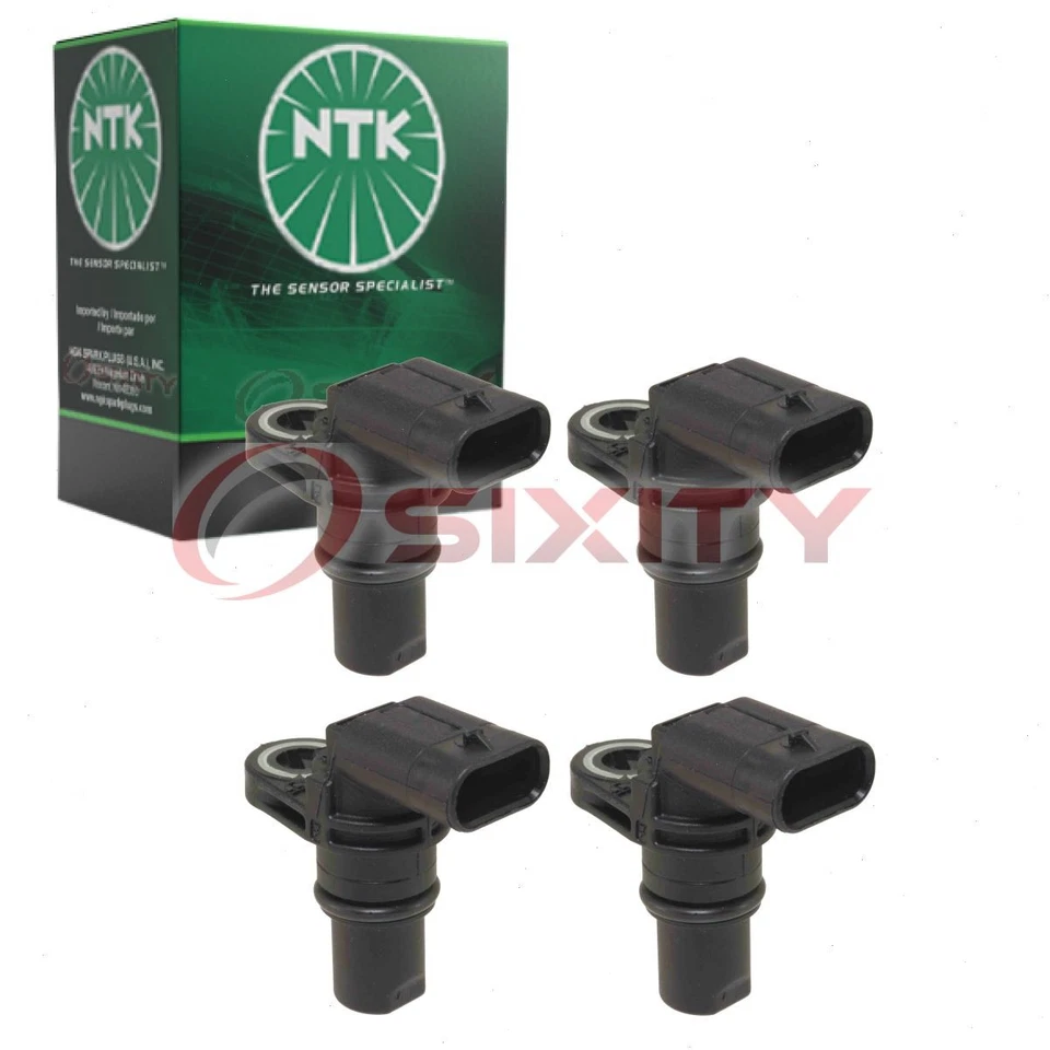 4 pc NGK NTK Camshaft Position Sensors for 2008-2011 Audi S5 3.0L 4.2L V6 V8 gf - Image 1 of 4