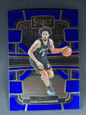 2023-24 Panini Select #26 Cade Cunningham Blue (Retail Base) Detroit Pistons - Image 1 of 2