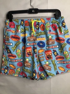 The Simpsons Kids Boys M MEDIUM All over Print Swim Trunks Officially Licensed - Picture 1 of 15