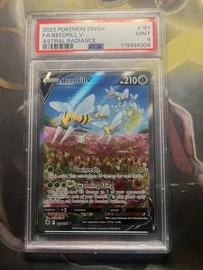 Beedrill V (Alternate Full Art) 161/189 Swsh10: Astral Radiance Holo PSA 9 - Bild 1 von 2