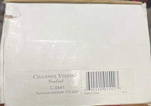 Channel Vision C-0441 110 Telecom Module with 100 Pair Capacity - Picture 1 of 2