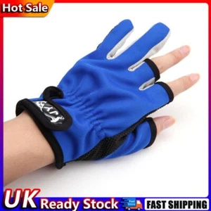 Anti Slip Slip-resistant 3 Low-Cut Fingers Fishing Gloves Tackle Hot - Bild 1 von 8