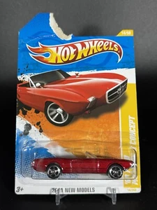 2011 Hot Wheels #14 neue Modelle 14/50 '63 Ford Mustang II Concept rot Cabrio - Bild 1 von 2
