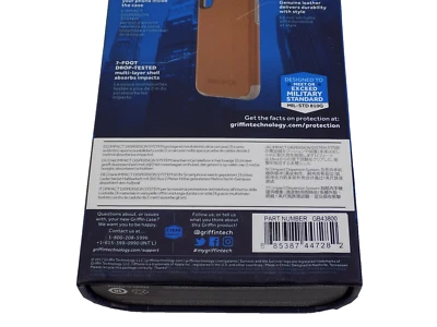 Griffen Survivor Prime iPhone X Leather Brown Case - Image 1 of 3