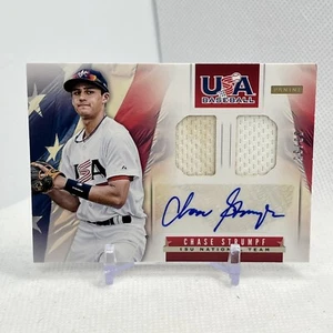 2013 USA Baseball 15U National Team Chase Strumpf Auto Dual Jersey /35 Cubs - Picture 1 of 6