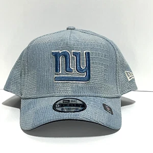 New York Giants New Era 9Forty A-Frame Denim Blue SnapBack Adjustable Hat - Bild 1 von 5