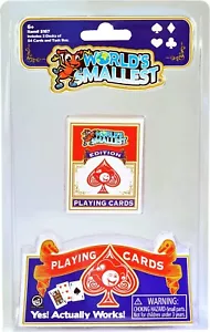World's Smallest Playing Cards ( 1 Deck ) - Picture 1 of 3