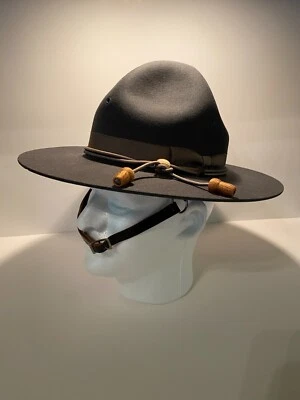 1930 P. J. O'Hare Roseland N.J. Riflemens Suministros Fieltro Sombrero de Tiro 6 3/4 Foto 1 de 4