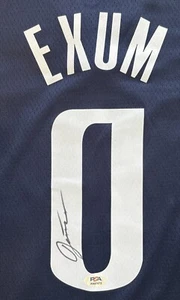 Dante Exum Signed Autographed Dallas Mavericks Jordan Brand Jersey PSA/DNA COA - Picture 1 of 3