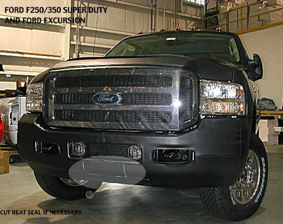 Lebra Front End Mask Cover Bra Fits 2005-2007 Ford F250 & F350 Super Duty - Image 1 of 4