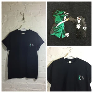 T-Shirt Actual Fact GZA Liquid Swords Shaolin Hip Hop bestickt schwarz - Bild 1 von 4