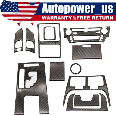 Juego completo de cubierta interior de fibra de carbono 12 piezas para LEXUS IS250 IS350 2007 Foto 1 de 4