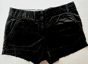 Pantalones Cortos Chinos Informales J Crew Para Mujer Negros Rotos en Algodón 3" Entrepierna Talla 6 - Imagen 1 de 8