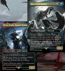 Blue, Loyal Raptor & Owen Grady DINOSAUR Commader Deck EDH MTG Ready-to-Play - Picture 1 of 11