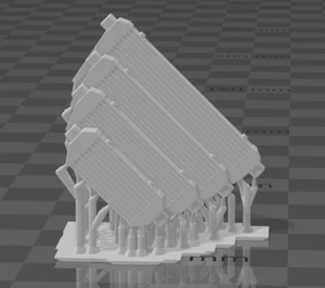 1/25 1/24 3D Resin Intercooler Set - Picture 1 of 3