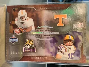 Upper Deck Draft Edition 2008 Jonathan Hefney & Craig Steltz #216 Silver RC/100 - Imagen 1 de 3