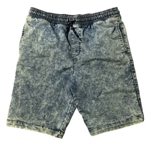 Wonder Nation Acid Wash Bleached Jean Shorts Elastic Waist Size XXL (18) - Picture 1 of 9