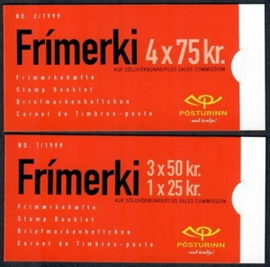 ICELAND. 1999. 200 Kr y 300 Kr. Locomotoras y cortadoras. 2 piezas. Estampillada sin montar o nunca montada (H43-H44) - Imagen 1 de 2