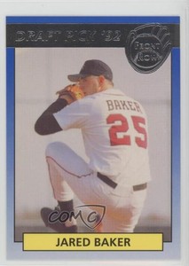 1992 Front Row Draft Picks Silver Jared Baker #12