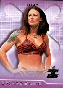 2002 Fleer WWE Raw vs. Smackdown Edition Wrestling Card eX-posure #XP5 Lita - Picture 1 of 2