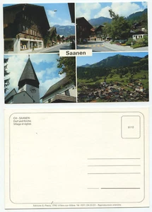 15967 - Saanen - Dorf und Kirche - alte Ansichtskarte - Picture 1 of 1
