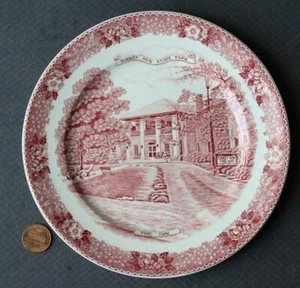 Marshall Indiana Turkey Run State Park Jonroth Staffordshire Plate VTG Beauty ++ - Picture 1 of 1