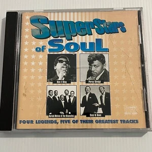 SuperStars of Soul CD Four legends ,Five Of Their Greatest Tracks RARE 1997 - Picture 1 of 4