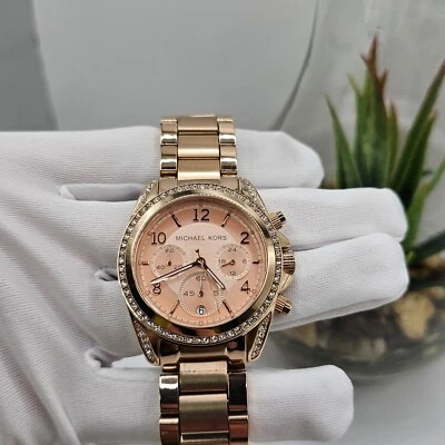 MICHAEL KORS MK5263 WOMEN'S WATCH ROSE GOLD STRAP ROSE GOLD DIAL ROSE GOLD CASE - Image 1 of 4