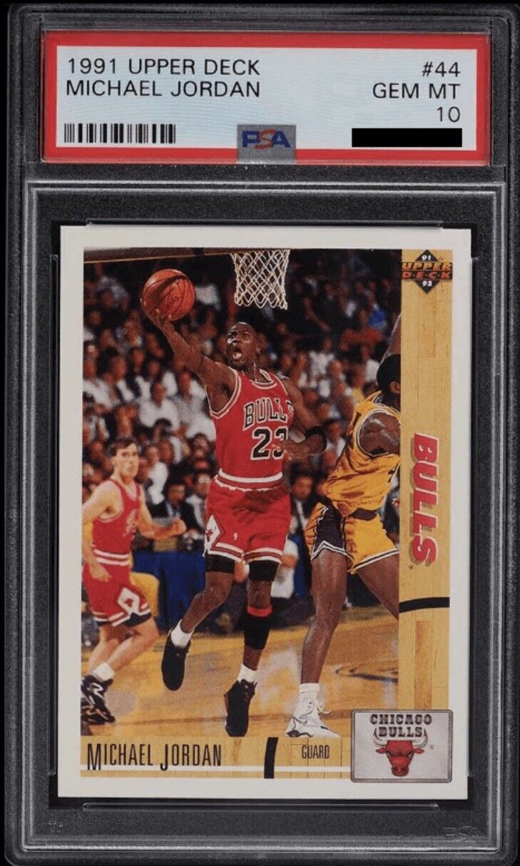 PSA 10 Michael Jordan 1991 Upper Deck Basketball (#44) (BULLS) (GEM MINT) (HOF)