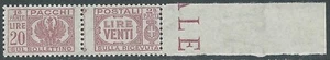 1946 LUOGOTENENZA PACCHI POSTALI 20 LIRE MNH ** - I25-2 - Picture 1 of 1