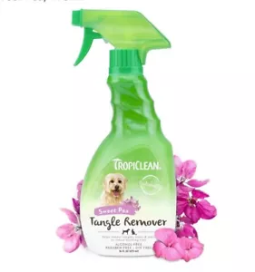 Pet Tangle Care TropiClean Easy To Use Sweet Pea Tangle Remover 473ml NEW  - Picture 1 of 3