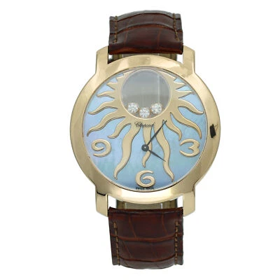 Reloj de sol Chopard Happy Diamonds para mujer esfera MOP en oro rosa de 18 k 207469-5001 Foto 1 de 4