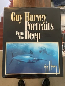 Portraits from the Deep by Guy Harvey SIGNED FIRST EDITION Hardcover - Picture 1 of 3