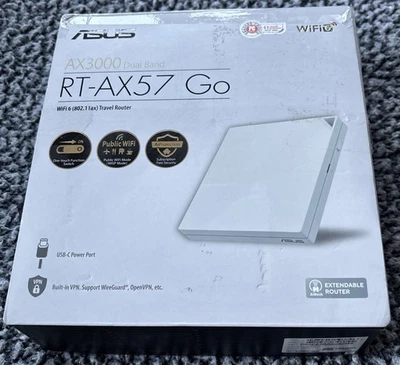 ASUS RT-AX57 Go wireless router Gigabit Ethernet Dual-band (2.4 GHz / 5 GHz) ... - Image 1 of 4