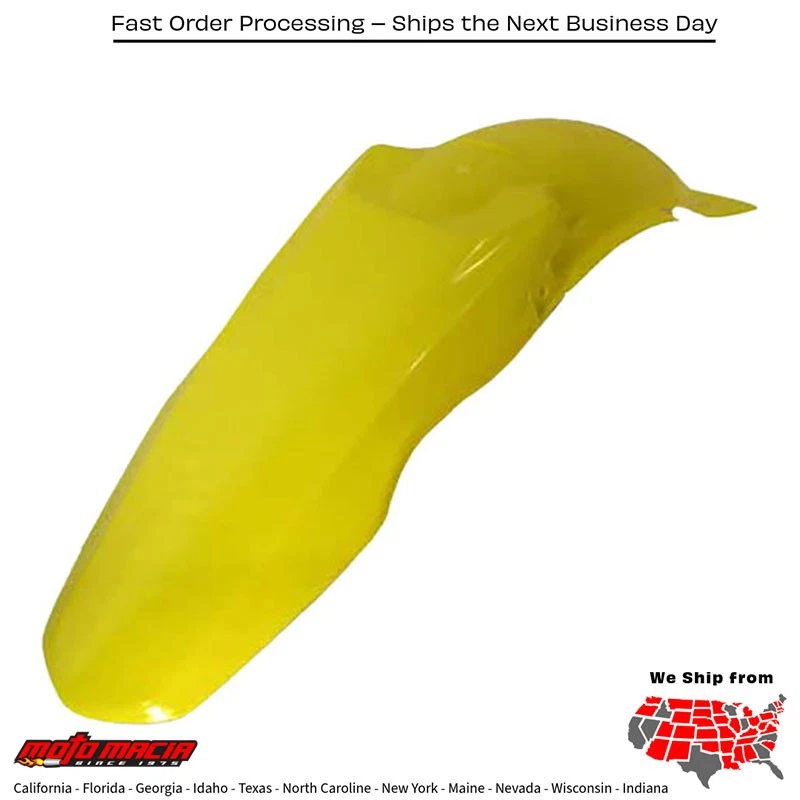 Guardabarros trasero amarillo Suzuki RM250 2001-2008 Suzuki RM125 2001-2008 Foto 1 de 1