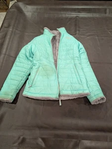 THE NORTH FACE Jacket Youth M 10 - 12 Mossbud Swirl Reversible Insulated Jacket - Picture 1 of 14