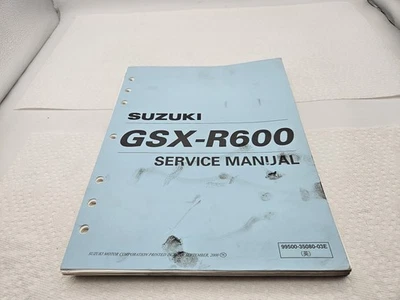 Suzuki GSX-R600 Shop Service Repair Manual OEM 99500-35080-03E Pub 2000 - Image 1 of 4