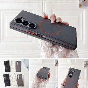 For Samsung Galaxy Z Fold 7 6 5 4 Mag Safe Slim 2-in-1 Sockproof Thin Phone Case - Picture 1 of 21