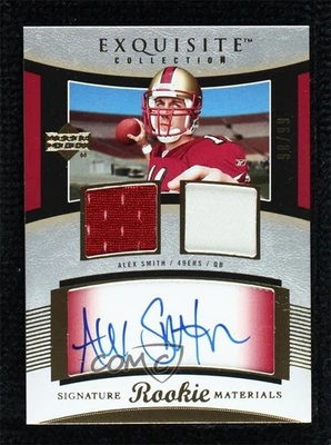 2005 Exquisite Collection Signature Materials /99 Alex Smith #118 Rookie Auto RC - Image 1 of 2