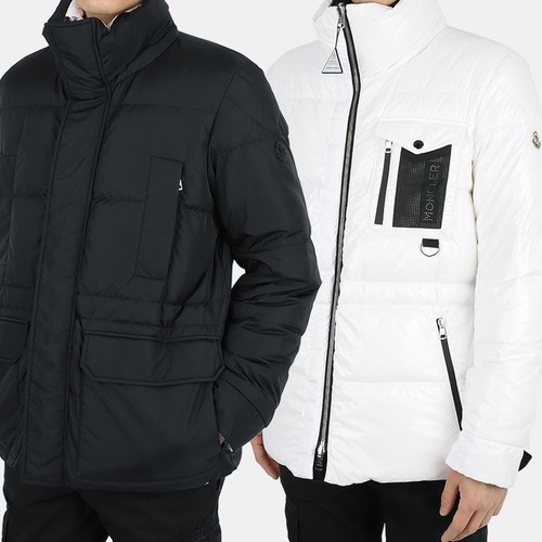 Moncler Piumino Uomo GUERIN Reversibile (Nero Bianco) 1B00005 68352 998