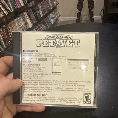 Paws & Claws Pet Vet by ValuSoft for Win XP ~ 2006 ~ CD-ROM - Image 1 of 2