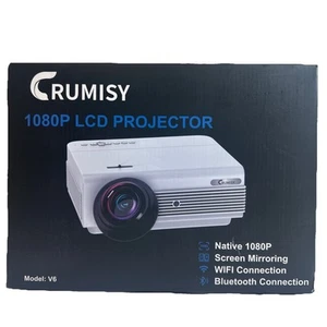 1080P Bluetooth HDMI USB Home Theater Portable WiFi Projector NO REMOTE - Picture 1 of 9