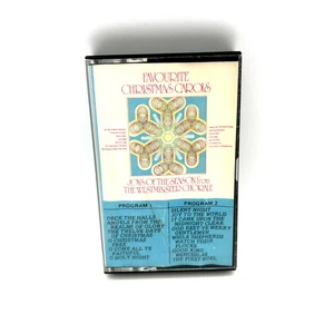 Vintage Favourite Xmas Carols The Westminister Chorale (Cassette Tape) - Picture 1 of 6
