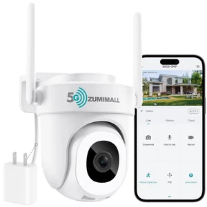 2.4G/5G WiFi Security Camera Outdoor 3MP, 24/7 Recording Wired Camera for Hom... - Picture 1 of 9