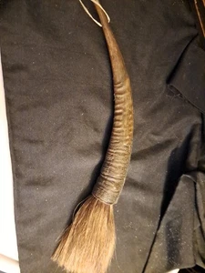 Antike chinesische Kalligraphie Hornbürste - Bild 1 von 11