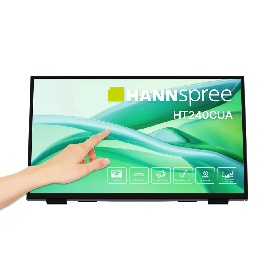 Hannspree HT240CUA 60.5 cm 23.8" 1920 x 1080 pixels Full HD LED 6 ms Black - Image 1 of 1