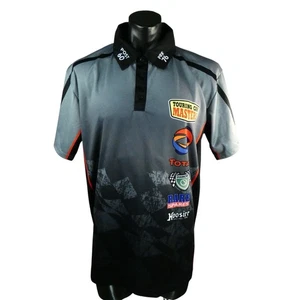 Classic Muscle Touring Car Masters Polo Shirt Men’s Size Grey/Black Motor Racing - Imagen 1 de 14