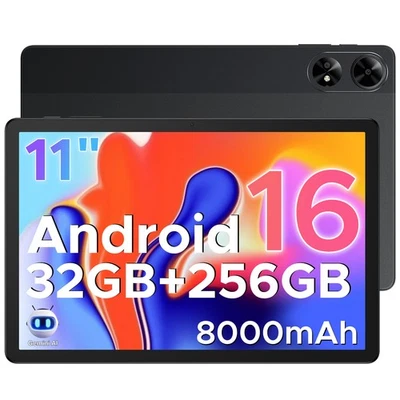 DOOGEE Tab G6+ Android 16 Tablet 11Inch 32GB+256GB 8000mAh Gemini AI Widevine L1 - Image 1 of 4