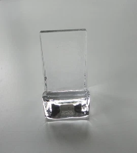 Simon Pearce Woodbury Glas Tablet Handy Halter Ständer 4" x 2,5" x 2,4" - Bild 1 von 7
